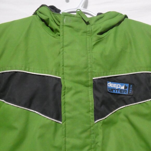 3SIXT - Deep Winter Tech | medium 6-7 years | Fleece Lined Hooded Winter Jacket - Picture 5 of 16